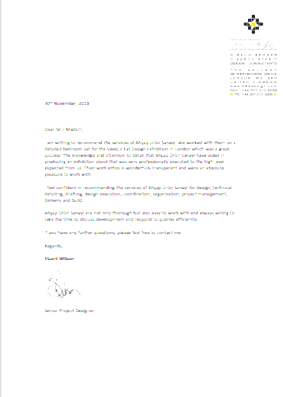 Tavsiye Mektubu Tavsiye Mektubu